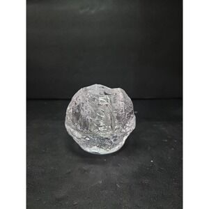 Kosta Boda Snowball Votive Sweden Ice Candle Holders Vintage